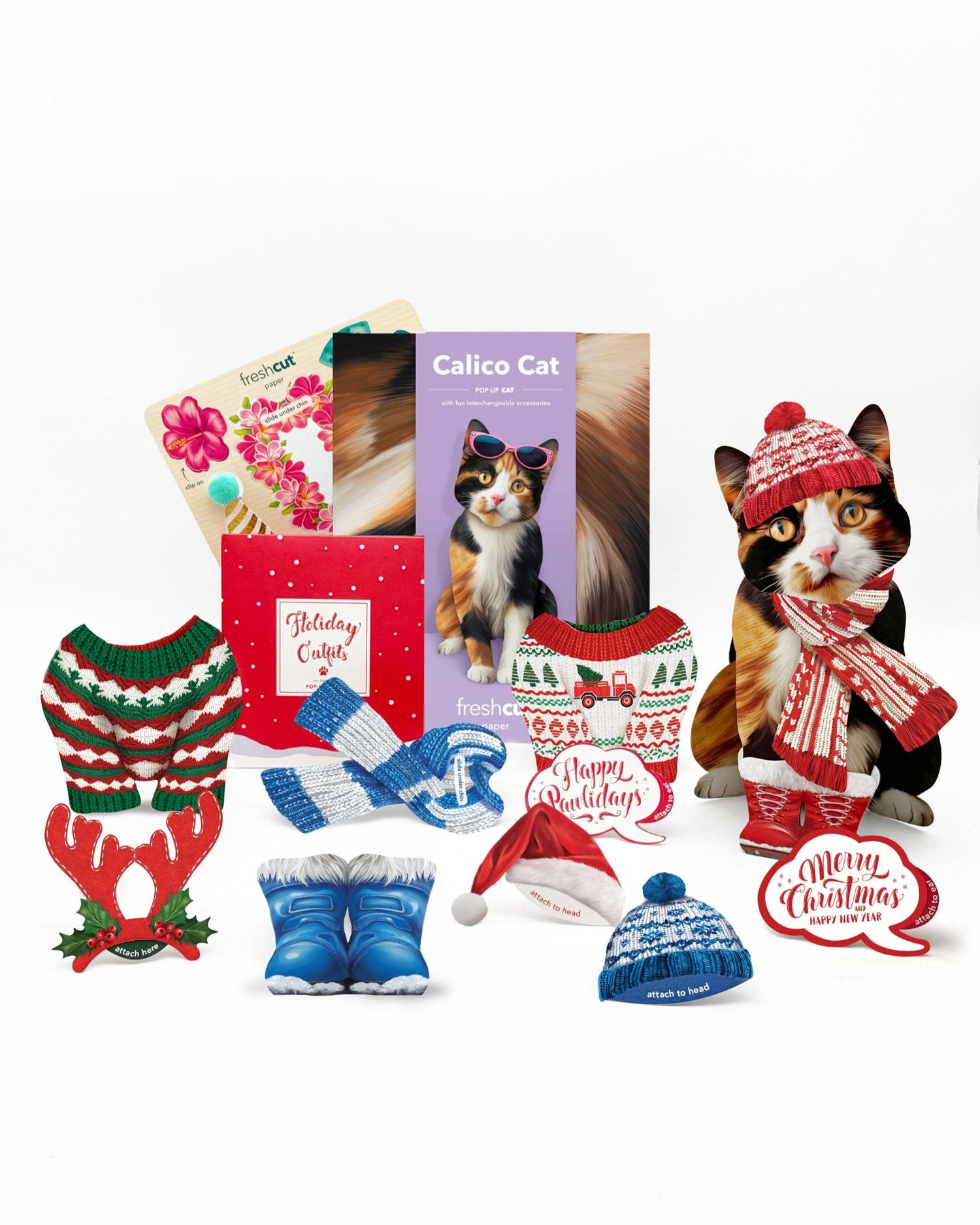 Calico Cat Holiday Whats Included